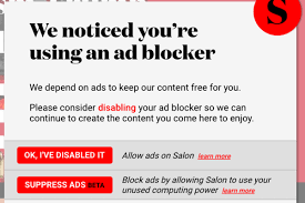 In exchange of mining operation, you can receive a monetary reward in the form of. Salon Asks Ad Blocking Users To Opt Into Cryptocurrency Mining Instead The Verge