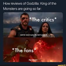 King of the monsters (2019). How Reviews Of Godzilla King Of The Monsters Are Going So Far Ifunny