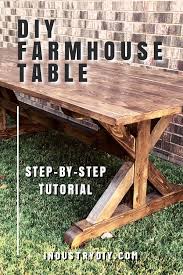 Farmhouse Trestle Table Plans In 2020 Diy Farmhouse Table Plans Diy Farmhouse Table Diy Farm Table