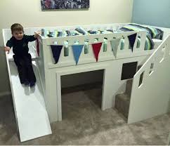 Bunk Bed With Slides The Best Kids Beds Ever Designed Bunkbeds Kidsbeds Beds Diy Toddler Bed Bed With Slide Bunk Bed With Slide