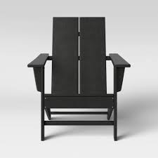 Moore Polywood Adirondack Chair Black Project 62 In 2021 Contemporary Adirondack Chairs Polywood Adirondack Chairs Outdoor Chairs
