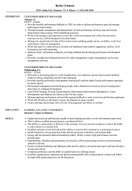 Customer Service Manager Resume Samples Velvet Jobs