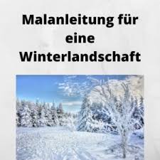 Juni 2017 david junghähnel 2 kommentare. Malanleitung Fur Eine Winterlandschaft