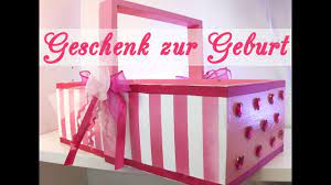 Dein babyname ist zu lang? Geschenk Zur Geburt Eines Madchens Babykorbchen Youtube