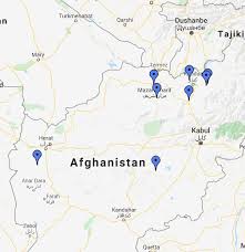 Afghanistan actually has two official languages: Afghanistan Google My Maps