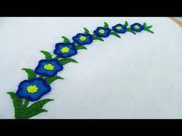Youtube Button Hole Stitch Hand Embroidery Patterns Flowers Hand Embroidery