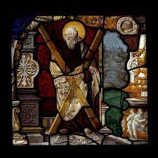 St Andrew As Patron Remisch Gerhard V A Explore The Collections Stained Glass Angel Medieval Stained Glass Tiffany Glass Art