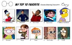 Unduh dan gunakan semua foto termasuk untuk proyek komersial. My Top Ten Glasses Wearing Characters By Austria Man On Deviantart