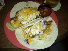 Grease dripped down from the 1st bite and sour dough bun was drenched in butter. Happy Hour Fish Tacos 2 Tacos For 5 50 Picture Of Hops N Drops Spokane Tripadvisor