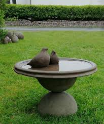 Stone Bird Bath Bowl Only Xl Stone Bird Pots Bird Bath 47 Cm Bowl On Ball Base 2 Birds Etsy In 2020 Bird Bath Bird Bath Garden Concrete Bird Bath