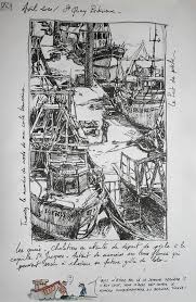 St Quay Portrieux Yann Lesacher Peinture Croquis Croquis Urbain Voyage Aquarelle