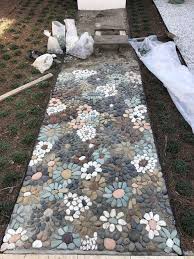 Mosaic Entry Way Mosaikweg Kieselmosaik Upcycling Fur Den Garten