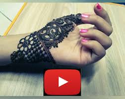 The brown shade blended well with the skin tone. Mehendi Design Or Henna Patch For Palm Henna Tutorial Mehendi Designs Mehendi
