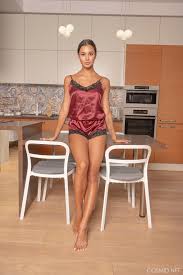 Victoria Takes Off Her Nightgown In The Kitchen Cosmid - Bunny Lust