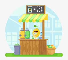 Juicy lemon lemonade stand sign personalized banner. Stand Feast It Forward Selling Lemonade Cartoon Free Transparent Png Download Pngkey