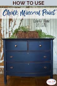 High quality mineral chalk paint is perfect for painting on furniture and can be used on wood, metal, glass, ceramic, fabric, and more. Chalk Mineral Paint In Blue Blue Painted Furniture Blue Chalk Paint Painting Furniture Diy