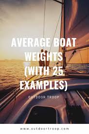 Average Boat Weights With 25 Examples Can You Tow It