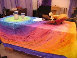 After The Beginning Peace Communion Table Communion Table Church Decor Church Banners