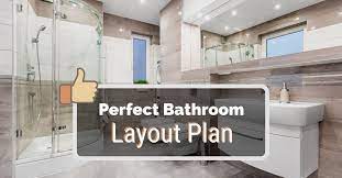 The open floor plan creates a nice flow, with the amenities located along the walls. The Perfect Bathroom Layout Plan Things To Consider Kitchen Infinity