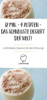 Zimt Zabaione Rezept Italienische Nachspeise Italienischer Nachtisch Einfacher Nachtisch