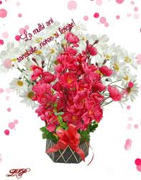 La Multi Ani Happy Birthday Birthday Special Flowers