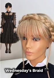 วิธีถักเปียแบบwednesday