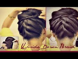 How To Do An Upside Down French Rope Braid Bun Hair Styles Medium Hair Styles Long Hair Styles