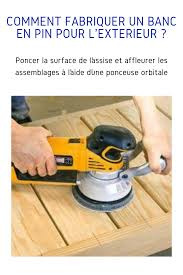 Diy Realiser Un Banc De Jardin En Pin Maritime Et Douglas Pin Maritime Bancs Fabriquer Un Banc