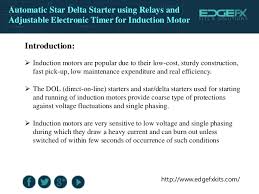 Simultaneously, timer ne555 (ic1), which is configured as a. Automatic Star Delta Starter Using Relays And Adjustable Electronic T