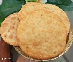 Raksha loves to eat this more than chapati. Meethi Poori Recipe Mary S Kitchen