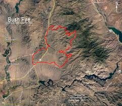 Decomposed granite bolders, large saguaro cactus and snow on the. Bush Fire Closes Sr 87 Northeast Of Phoenix Wildfire Today