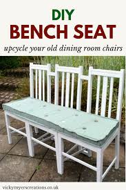 Diy Bench Seat Upcycled Furniture Diy Bench Seat Diy Bench Dining Chairs Diy