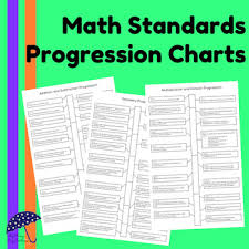 Math Standards Progression Charts
