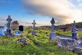 Celtic Crosses In An Old Irish Cemetery By Mark Tisdale Irish Funeral Celebration Of Life Old Irish