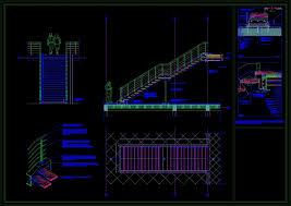 La perfezione del cerchio disegna un letto dal design semplice ma di grande effetto. Steel Stairway Dwg Detail For Autocad Designs Cad