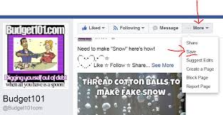To view the things you've saved: Saving Posts On Facebook And How To Find Them Later