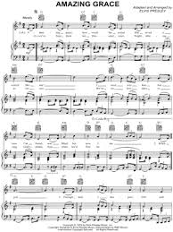 You can find below hymn sheet music for various instruments, and all levels (easy sheet music to difficult sheet music). Elvis Presley Amazing Grace Sheet Music In G Major Download Print Sku Mn0147424
