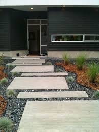 Walkways Enhance Home S Curb Appeal Modern Front Yard Modern Landscaping Front Yard Design