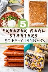 10% de remise sur tout le site. You Don T Need To Cook Full Meals To Stock Your Freezer These 5 Freezer Meal Starters Can Be Made Into 50 Different Dinne In 2020 Easy Freezer Meals Easy Dinner Meals