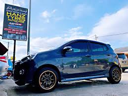 Maybe you would like to learn more about one of these? Perodua Axia Vs Sport Rim Mugen Hanz Tyres Autocare Facebook