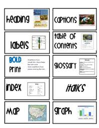 Text Features Stations Worksheets Teaching Resources Tpt