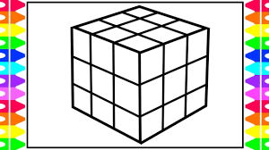 Did you know you can learn how to solve the rubik's cube on their official website? How To Draw A Rubik S Cube For Kids Rubik S Cube Drawing And Coloring Pages For Kids Youtube
