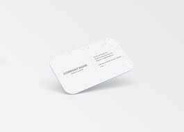 Free creative business card mockup. Rounded Corner Business Card Mockup Business Card Mock Up Free Business Card Mockup Round Business Cards