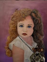 Art piece capturing childhood purity