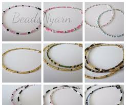 Bend the wire back around, and thread the end. Beaded Anklets Instructables