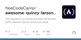 awesome-quincy-larson-emails/README.md at main ·  freeCodeCamp/awesome-quincy-larson-emails · GitHub