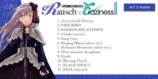 Rosalie rausch lisa roselia 今井リサ モデルpicks. Bandori Party On Twitter Rausch Und Craziness 2 Has Concluded Here S The Thrilling Setlist Performed By Raise A Suilen And Roselia Last Night ãƒ©ã‚¦ã‚¯ãƒ¬2 Https T Co Tkgfg0wxyq