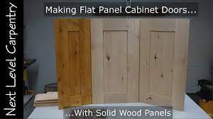 Maybe you would like to learn more about one of these? How To Make Professional Grade Flat Panel Cabinet Doors Youtube