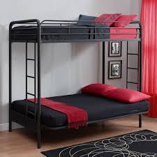 Sanders Twin Over Full Futon Bunk Bed Metal Bunk Beds Futon Bunk Bed Bunk Beds With Stairs