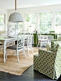 What S Trending Wednesday Jute Rugs Are The Perfect Rug For Any Summer Beach Cottage Or Coastal Inspired Hom Dining Room Design Eclectic Home Green Dining Room